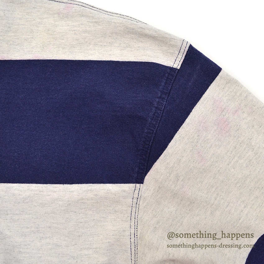 1980's~ GAP WIDE STRIPE COTTON L/S TEE... L