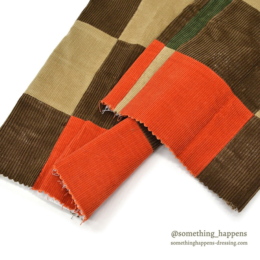 1980's J.McLAUGHLIN PATCHWORK CORDUROY PANTS... W36