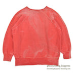 1960's RED FADED SWEAT SHIRT...