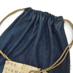 1910's USARMY WW1 ERA BLUE DENIM BARRACKS BAG PATCH...