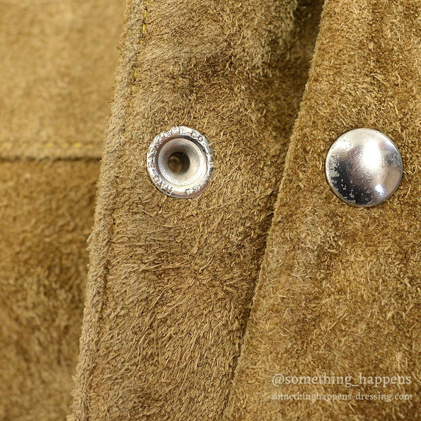 1960's~ SUPERIOR SUEDE LEATHER JACKET BROWN...