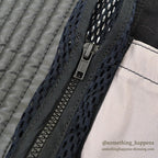 ~1980's BLACK/GRAY SHOOTING MESH VEST ...