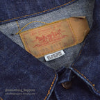 1970's Levi's 70505-0217 small-e DENIM JACKET ONE WASH... 46