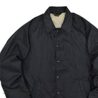 1970's CHMAPION BLACK NYLON COACH JACKET...