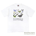 1990's ONEITA BUTTERFLY & MOTH T-SHIRT... LARGE