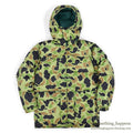 ~1980's TOUCH DOWN DUCK HUNTER CAMO REVERSIBLE DOWN JACKET...S