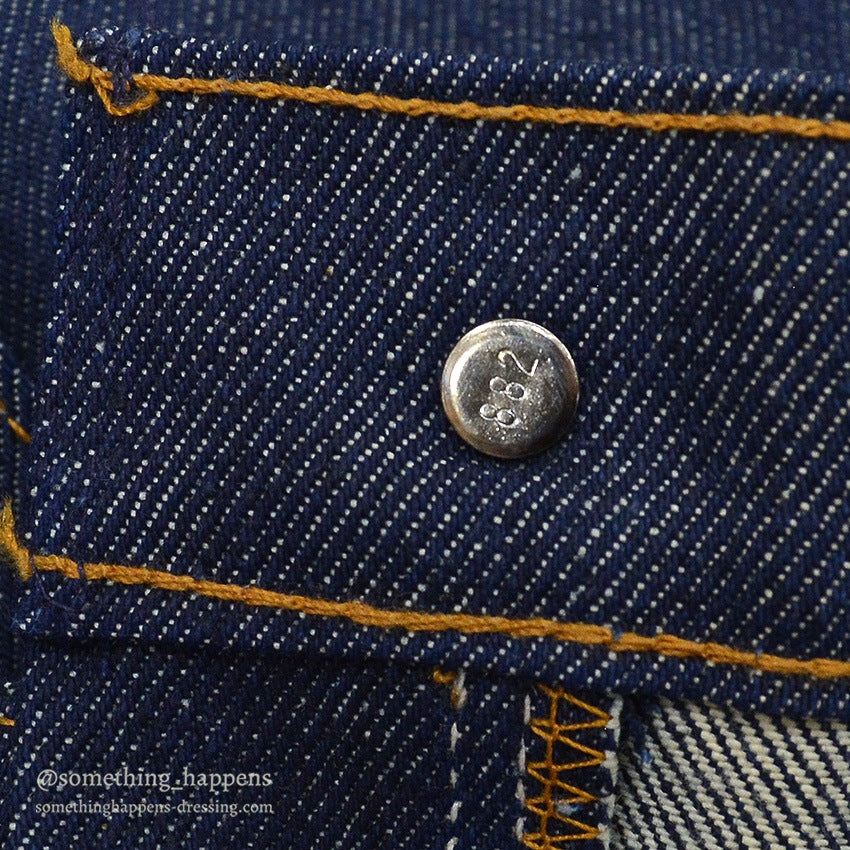 1990's DEADSTOCK Levi's 505 DENIM PANTS Made in USA... W32/L30