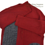 1960's PAUL GRAF SHOOTING ZIP UP WOOL CARDIGAN DARK RED... 44