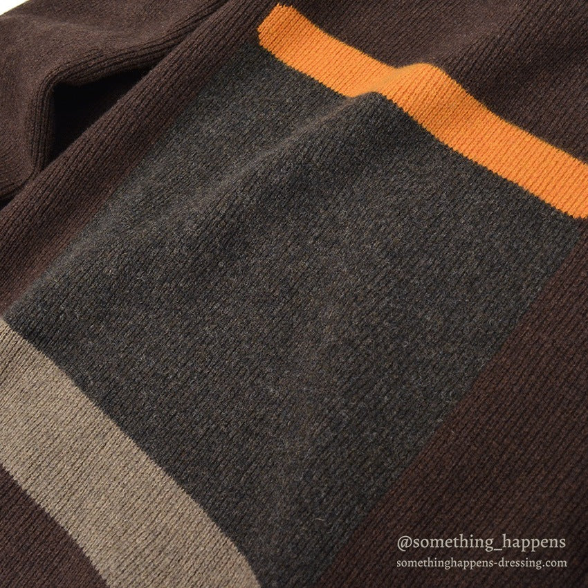 PATAGONIA BROWN LAMBSWOOL SWEATER ... L