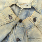 1970's Levi's 70505-0217 BLEACHED DENIM JACKET... 44