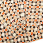 1950's~ CHECKERED ALL COTTON PRINT FLANNEL SHIRT ...