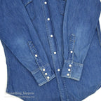 1960's~ MAVERICK DENIM WESTERN SHIRT... 15 1/2