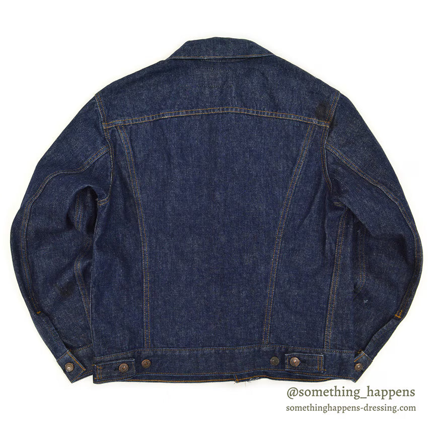 1970's Levi's 70505 small-e DENIM JACKET DARK... 40
