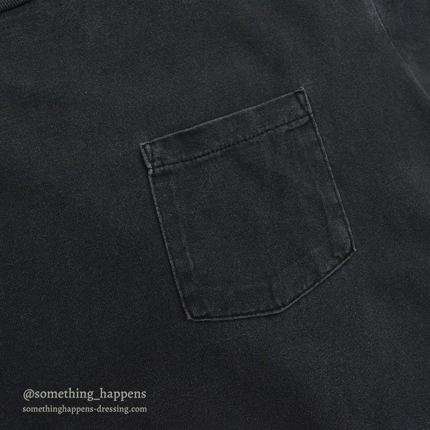 1990's ONEITA BLACK POCKET T-SHIRT ... LARGE