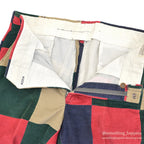 ~1980's PATCHWORK CORDUROY PANTS...W34/L28