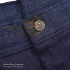 1970's~ DEADSTOCK CARTER'S DENIM PAINTER PANTS...W36/L34