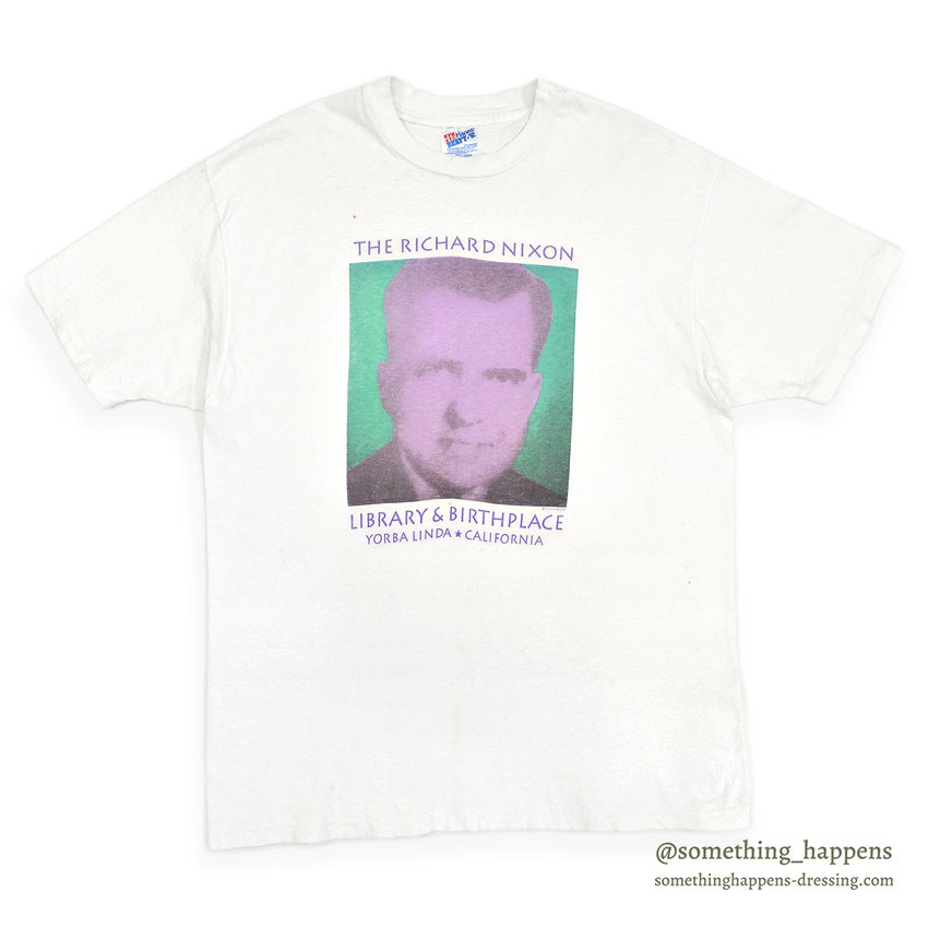 1990's HANES RICHARD NIXON GRAPHIC T-SHIRT... XL