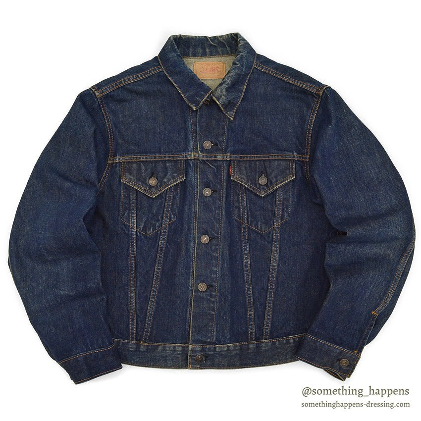 1960's LEVI'S 70505 BIG-E DENIM JACKET UNIQUE CUSTOMIZED... 46