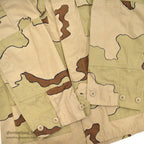 1990's USMILITARY HAND PAINT COAT, DESERT CAMO PATTERN, COMBAT... MR