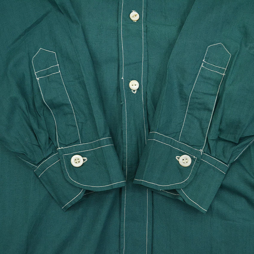 1930's~ DEADSTOCK COLOR PLAIN SHIRT...