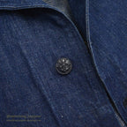 1940's U.S.NAVY WW2 SHAWL COLLAR DENIM JACKET DARK ...