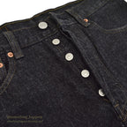 1990's DEADSTOCK Levi's 501 BLACK DENIM PANTS ... W31/L30
