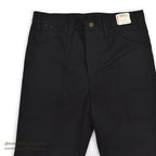 1970's~ DEADSTOCK CHALLENGER BY Kmart BLACK BOOT CUT TWILL PANTS... W32/L32
