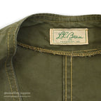 1960's LLBEAN FISHING VEST HALF MOON POCKET...