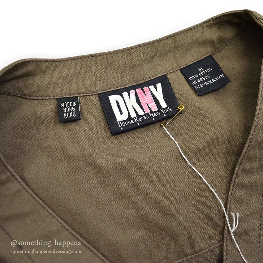 1990's DEADSTOCK DKNY TYPE C-1 VEST ... M