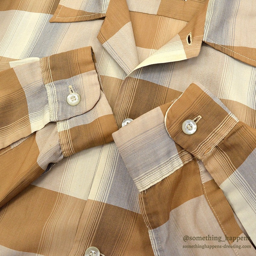 1960's NELSON PAIGE WIDE STRIPED SHIRT...M