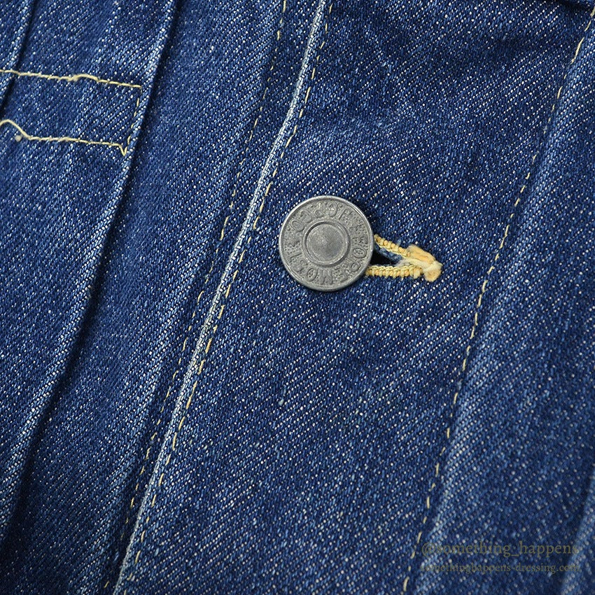 1940's~ PENNEY'S FOREMOST DENIM JACKET 1st BUCKLE-BUCK .
