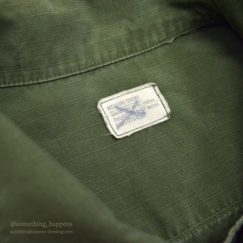 1960's USARMY JUNGLE FATIGUE JACKET / MACSHORE CLASSICS, INC. ... MS