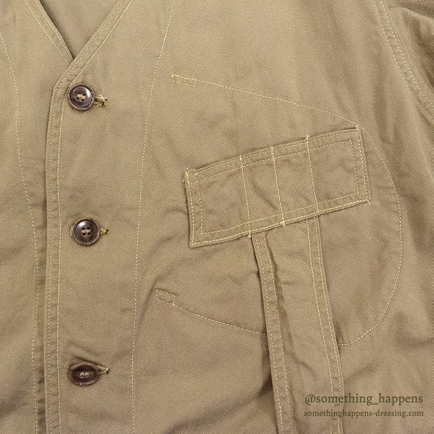 1950's MASLAND NO COLLAR SHOOTING JACKET ...