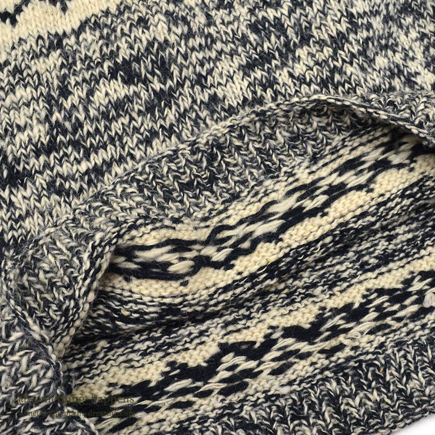 1990's OLD YIN YANG WOOL SWEATER...L