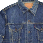 1960's LEVI'S 557XX DENIM JACKET / SUN FADED ... 44