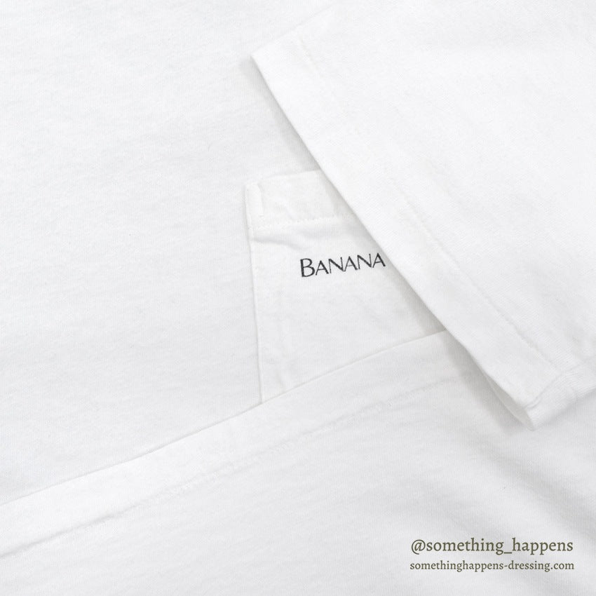 1980's~ BANANA REPUBLIC BIRD PRINT POCKET T-SHIRT ... L