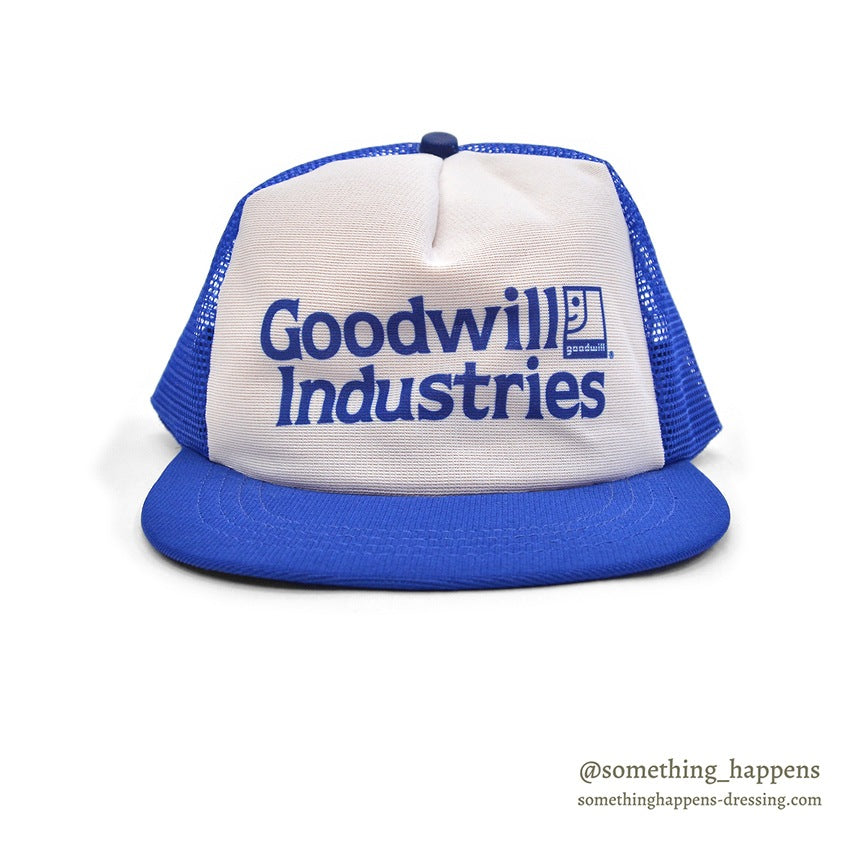 1980's~ DEADSTOCK GOODWILL MESH CAP...