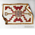 c.1940's NAVAJO RUG / RARE PATTERN / SMALL RUG IN RUG ... 128cm/74cm