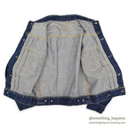 1950's LEVI'S 507BXX DENIM JACKET BOY'S MODEL / LEATHER PATCH ...