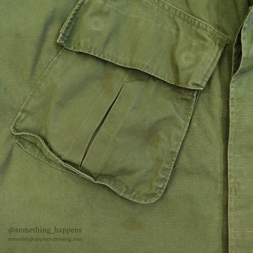 1960's USARMY JUNGLE FATIGUE JACKET / MODIFIED... LARGE-LONG