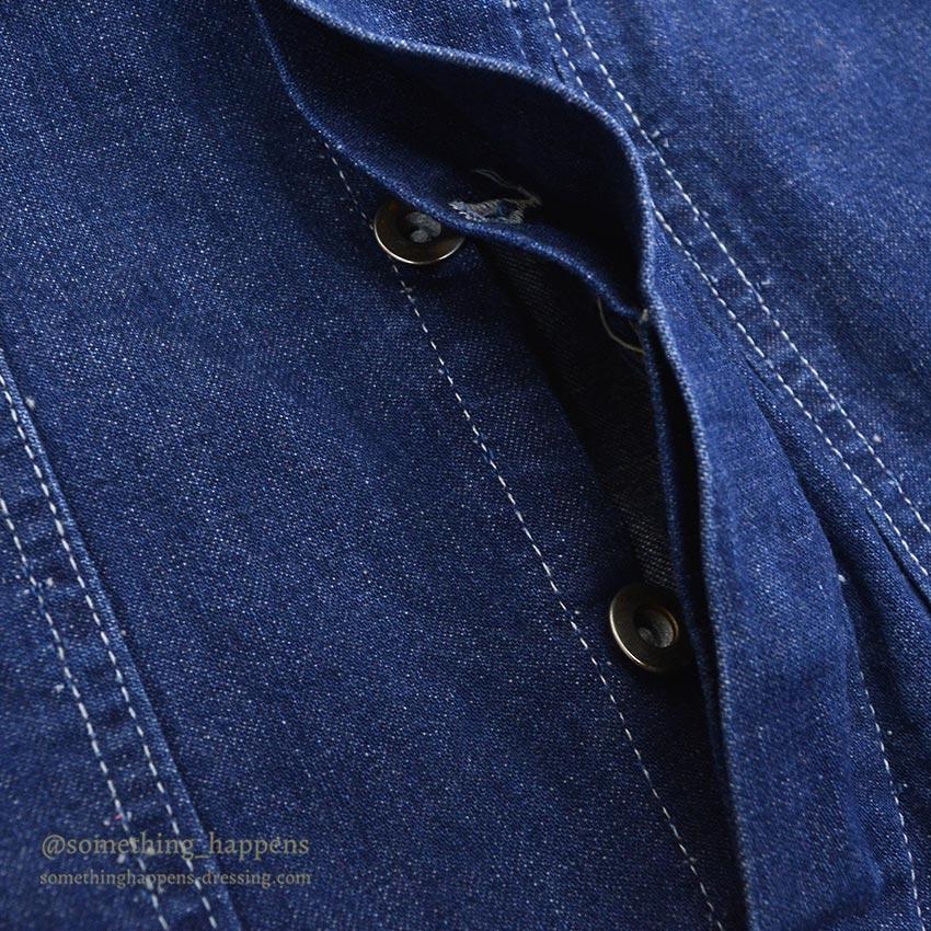 1950's CARTER'S DOUBLE KNEE DENIM OVERALL ... W44/L31