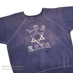 1960's CHAMPION NAVY FADED SWEAT SHIRT ... Fits XL