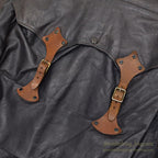 1960's~ EAST WEST MUSICAL INSTRUMENTS CO. LEATHER JACKET '' BACK PACK'' ...
