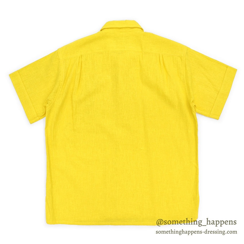 1960's DEADSTOCK CRESTMONT FLOWER EMBROIDERY S/S SHIRT ... M