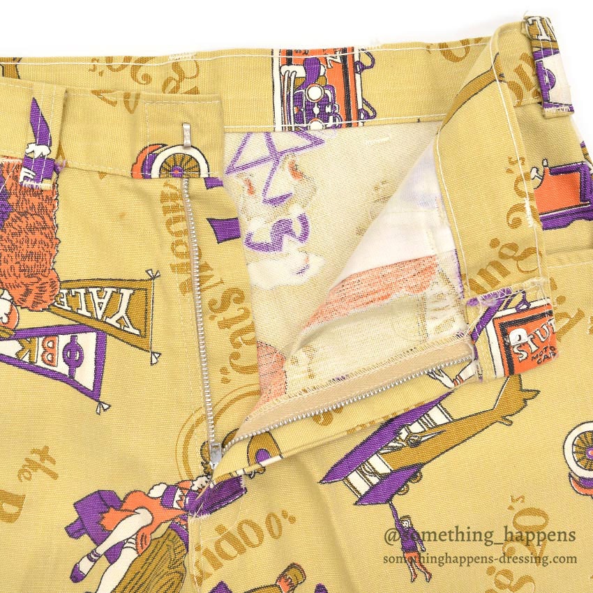 1970's YALE Roaring20's IVY CUT OFF SHORTS ... W34