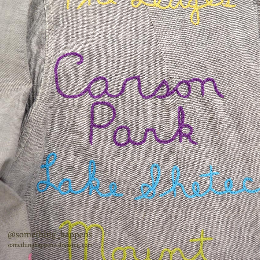 1950's~ CAMPERS TRAIL FULLY EMBROIDERED MEMORIAL JACKET / EXTREMELY RARE...