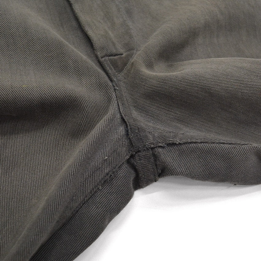 1930's BLACK FRISCO PANTS BACKLE BACK / HEAVY COTTON... W31/L29