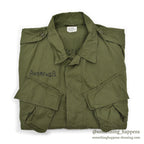 1960's USARMY JUNGLE FATIGUE JACKET 2nd / STENCILED BACK... LR