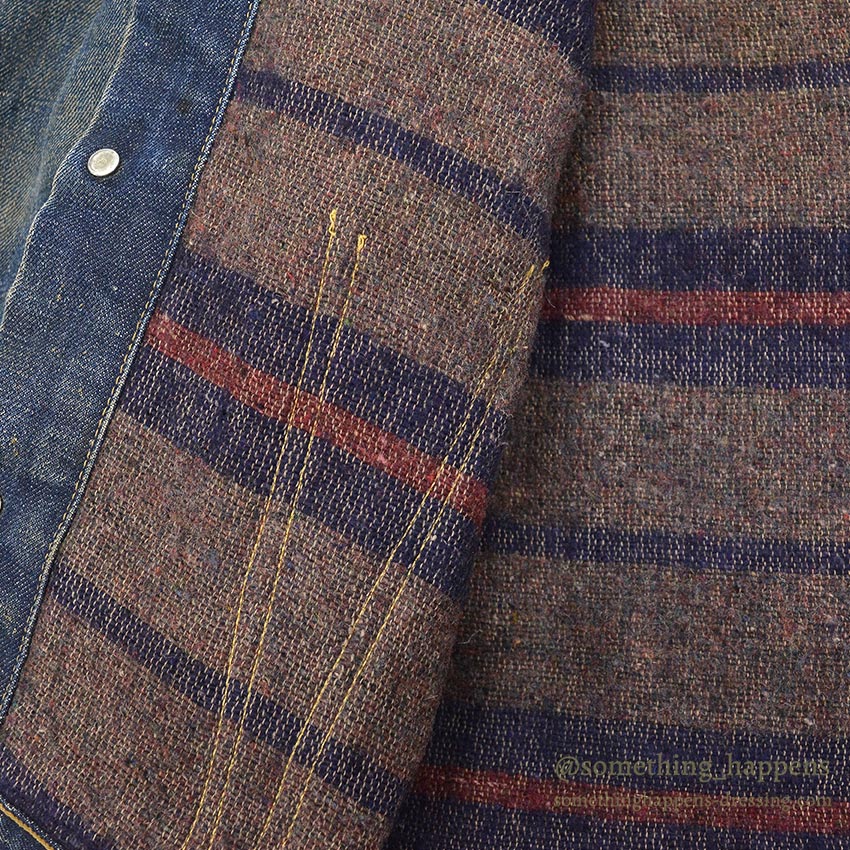 1960's LEVI'S 558 DENIM VEST / CHOPPED SLEEVE... 42