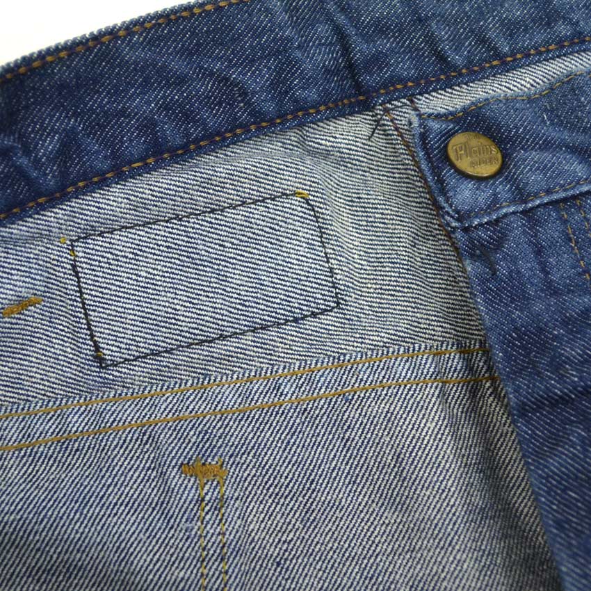 60's E&W The Plains RIDER INDIGO DENIM PANTS RODEO PAINT